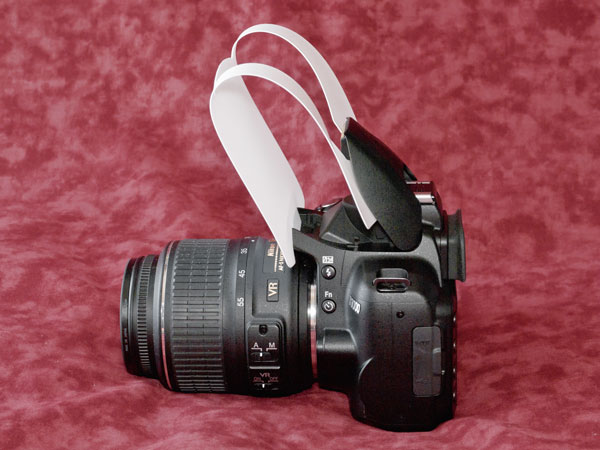 Nikon D3000 ストロボディフューザー装着状態３