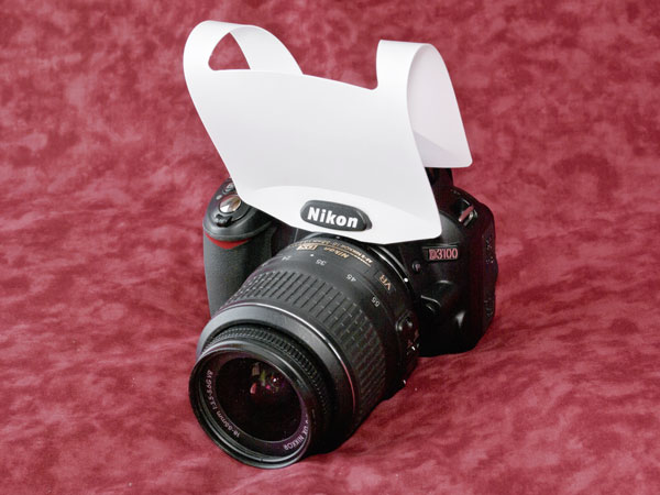 Nikon D3100 ストロボディフューザー装着状態１