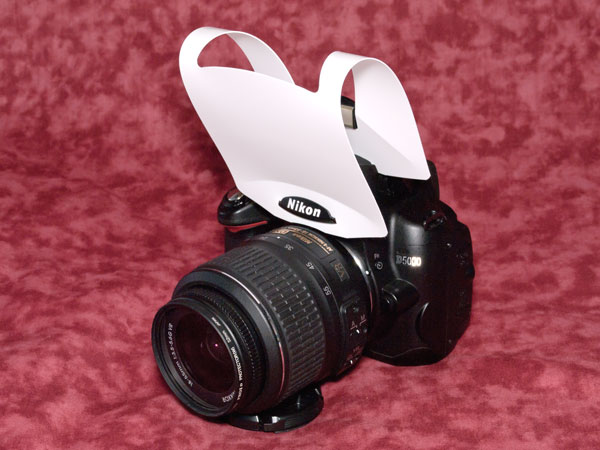 Nikon D5000 ストロボディフューザー装着状態１