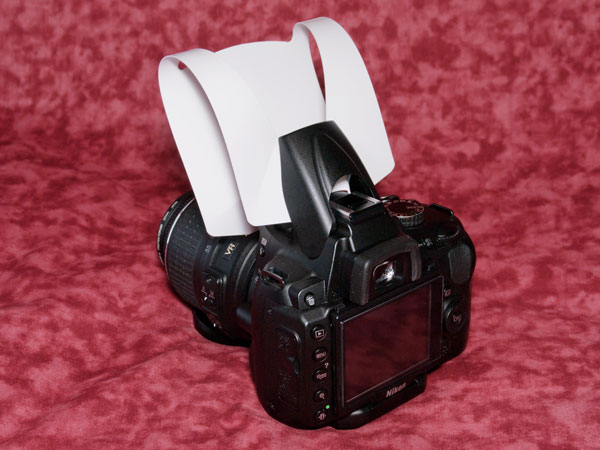 Nikon D5000 ストロボディフューザー装着状態２
