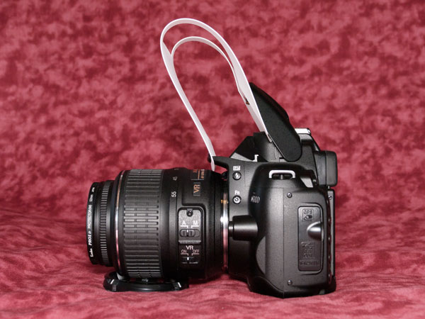 Nikon D5000 ストロボディフューザー装着状態３