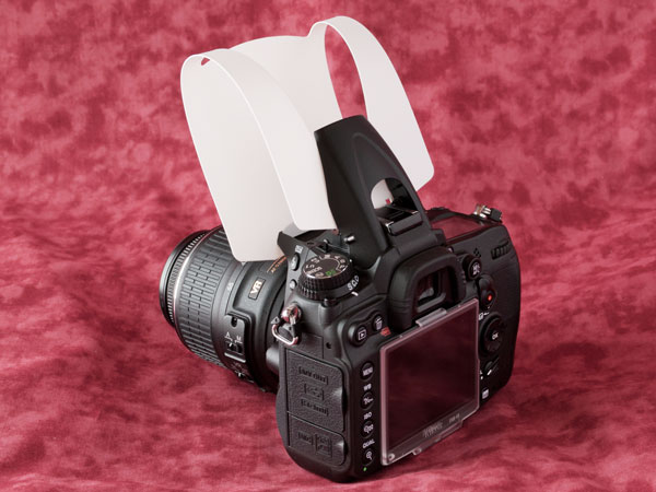 Nikon D7000 ストロボディフューザー装着状態２
