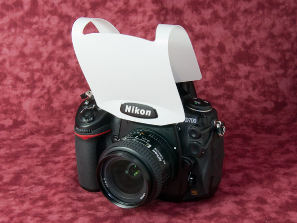 Nikon D700 ストロボディフューザー装着状態１