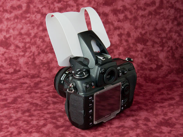 Nikon D700 ストロボディフューザー装着状態２