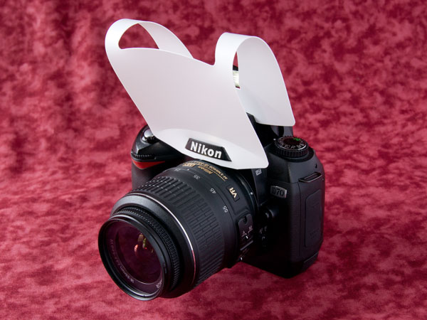 Nikon D70 ストロボディフューザー装着状態１