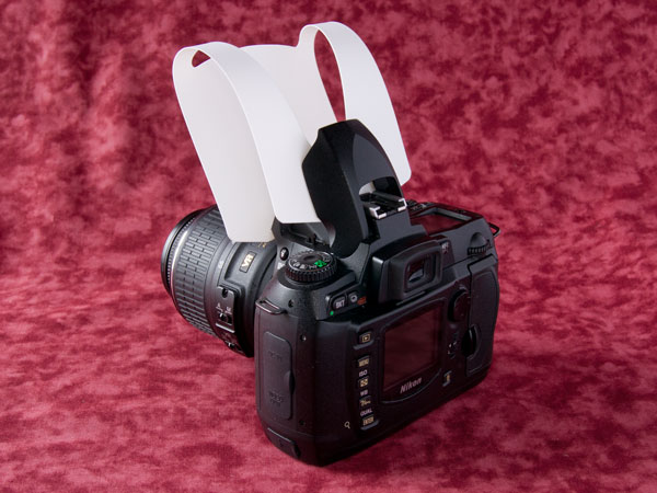 Nikon D70 ストロボディフューザー装着状態２